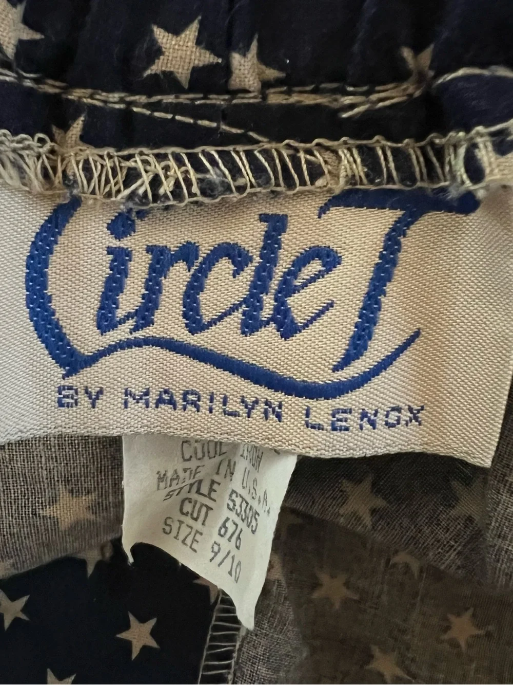 Circle T by Marilyn Lenox Tiered Star Skirt
